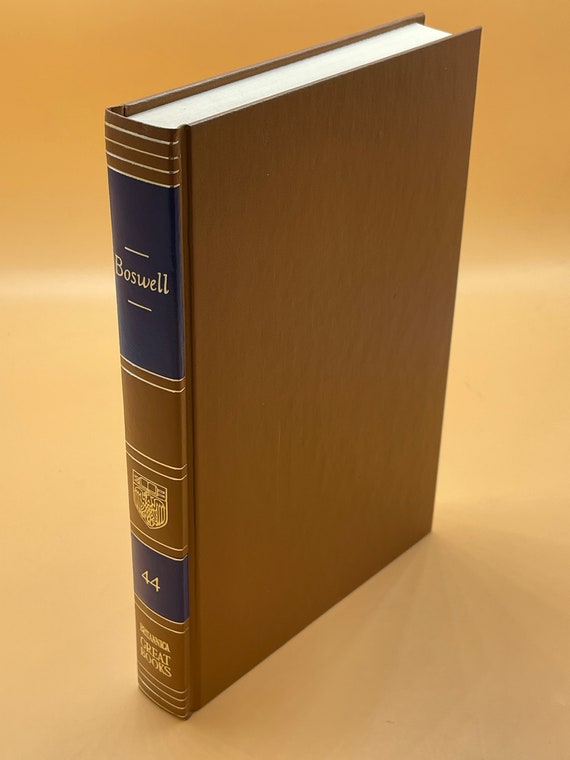Rare Books Life of Samuel Johnson by James Boswell 1977 Britannica Great Books Series Biography Books English Literature Gift Books