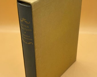 Rare Books Peter Ibbetson by George Du Maurier Heritage Press Edition 1963  Literary books for readers gift Literature Used Books