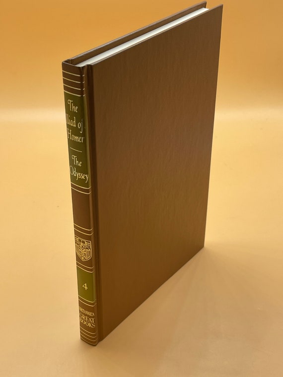 Rare Books The Iliad of Homer and The Odyssey English Prose translator Samuel Butler 1977 Britannica Great Books Series Epic Poems Poetry