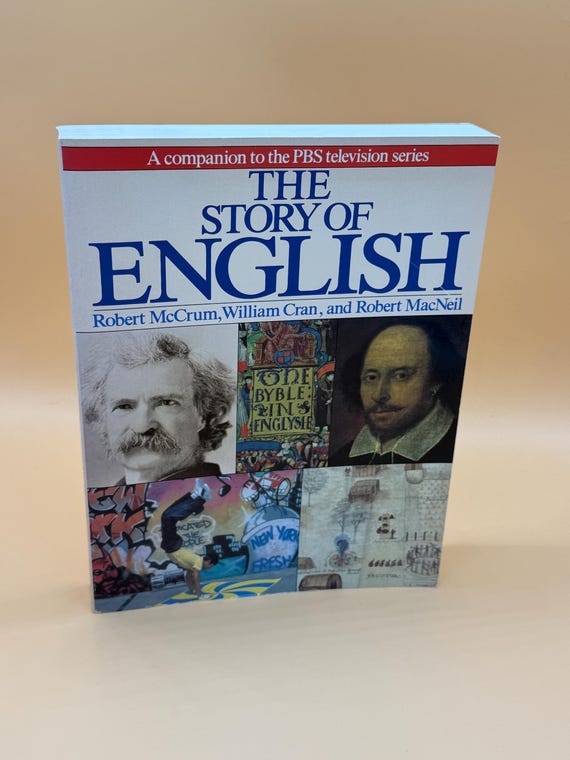 The Story of English PBS Television Companion  English Language history books 1986 Viking Publishing English Teachers gift books