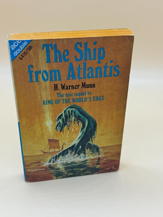 The Stolen Sun by Emil Petaja and The Ship From Atlantis by H. Warner Munn 1967 ACE Doubles Two fantasy novels in one rare paperbacks