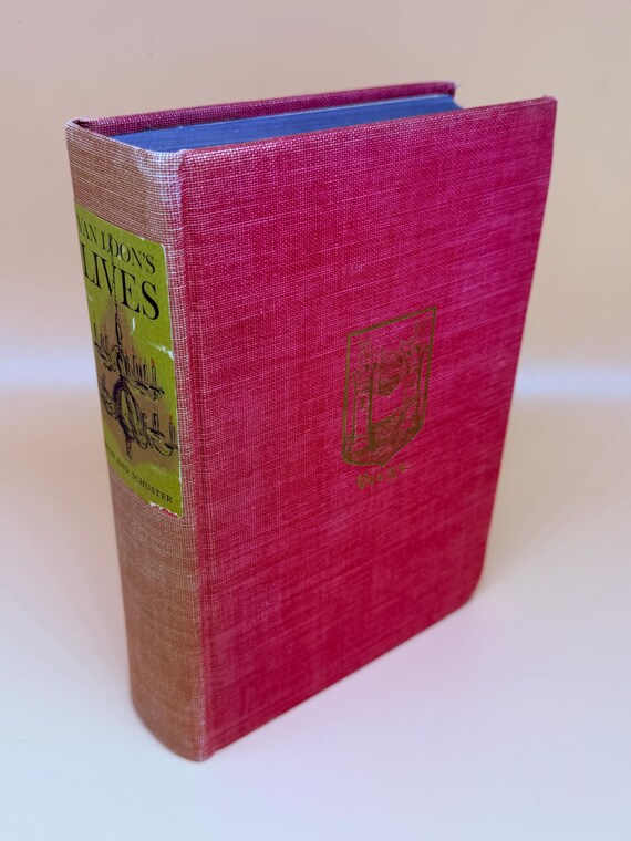 Van Loon's Lives by Hendrik Willem van Loon 1942 Simon  Schuster Publishing Rare literature books
