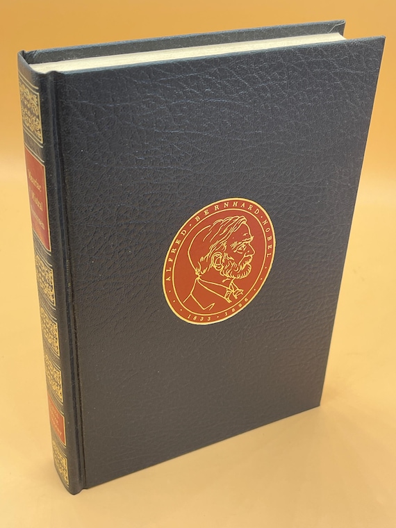 The Nobel Library 1971 CRM Publishing featuring laureates Francois Mauriac, Frederic Mistral, and Theodor Mommsen Nobel Prize Laureates