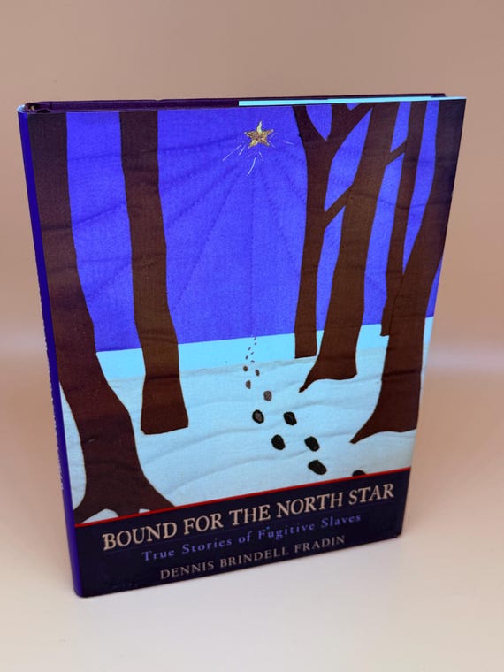 Bound for the North Star True Stories of Fugitive Slaves by Dennis Brindel Fradin 2000 Clarion Books  Civil War history books nonfiction