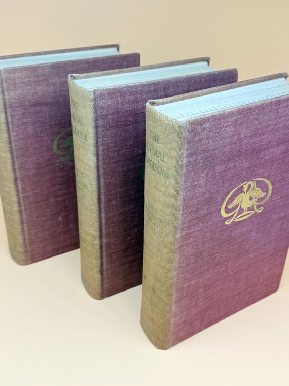 The Animal Kingdom Strange & Wonderful Way of Mammals Natural History Wildlife of the World 1954 3 Vol set  zoology nature  naturalists book