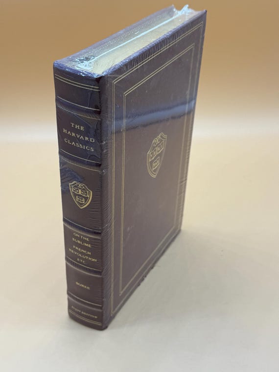 The Harvard Classics Edmund Burke On Taste, On the Sublime, French Revolution Rare books History books 1988 Eliot Edition Grolier