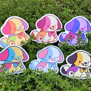 Pride Puppies - 3 inch vinylstickers