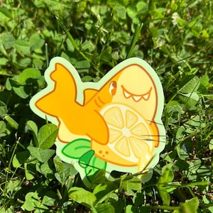Lemon Shark Vinyl Sticker