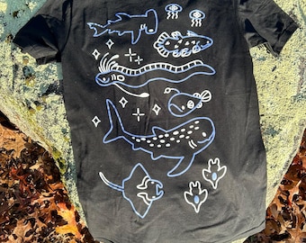 Camiseta Criaturas Marinhas