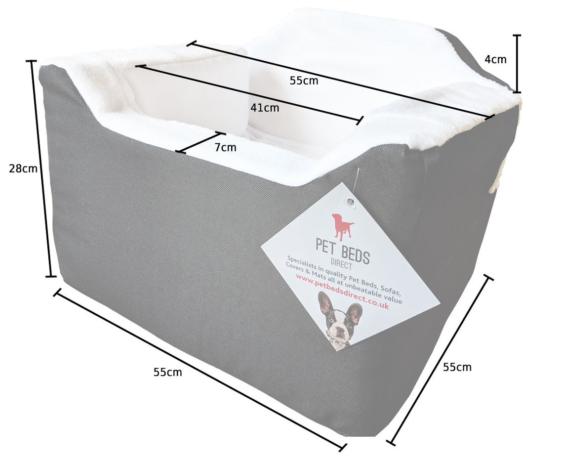 Dog Car Booster Seat Safety Travel Safe Puppy Pet Soft Medium Etsy UK