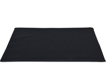 Waterproof Dog Mat Black Cage, Car or Kennel Bed, 5 Sizes S–XXL, Tough Wipe Clean Fabric, Foam Filled Crate Pad, Durable Travel Dog Mattress