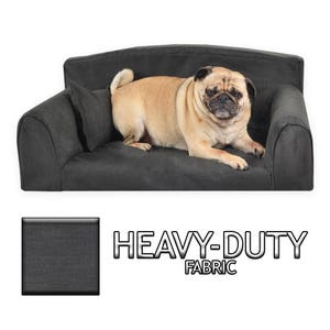 Heavy Duty Black Sofa. Pet Bed, 3 Sizes, Good Quality, Strong Dog Bed image 1