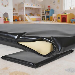 Heavy Duty Waterproof Dog Mat – Black Cage, Car or Kennel Bed, 4 Sizes S–XL, Extra Tough Wipe Clean Fabric, Durable Pet Crate Mattress image 11