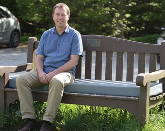 Seating Bench Pads  2,3 or 4 Seat Bench Swing Garden Water Resistant Seat Pad Cushion, Made In The UK, Bespoke sizes also available