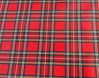 Waterproof fabric in paws design and checks, Great to sew can be used for many different process. Hard wearing and waterproof