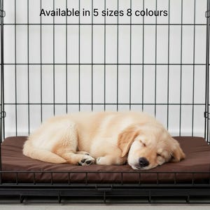 Waterdichte hondenmat voor kooi / auto / kennel hondenmand (bruin)