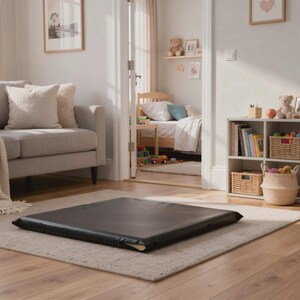 Heavy Duty Waterproof Dog Mat – Black Cage, Car or Kennel Bed, 4 Sizes S–XL, Extra Tough Wipe Clean Fabric, Durable Pet Crate Mattress image 4