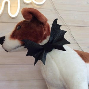 Bella and Barns Halloween Bat Dog Bow Tie, Just Slips onto Dog's Collar