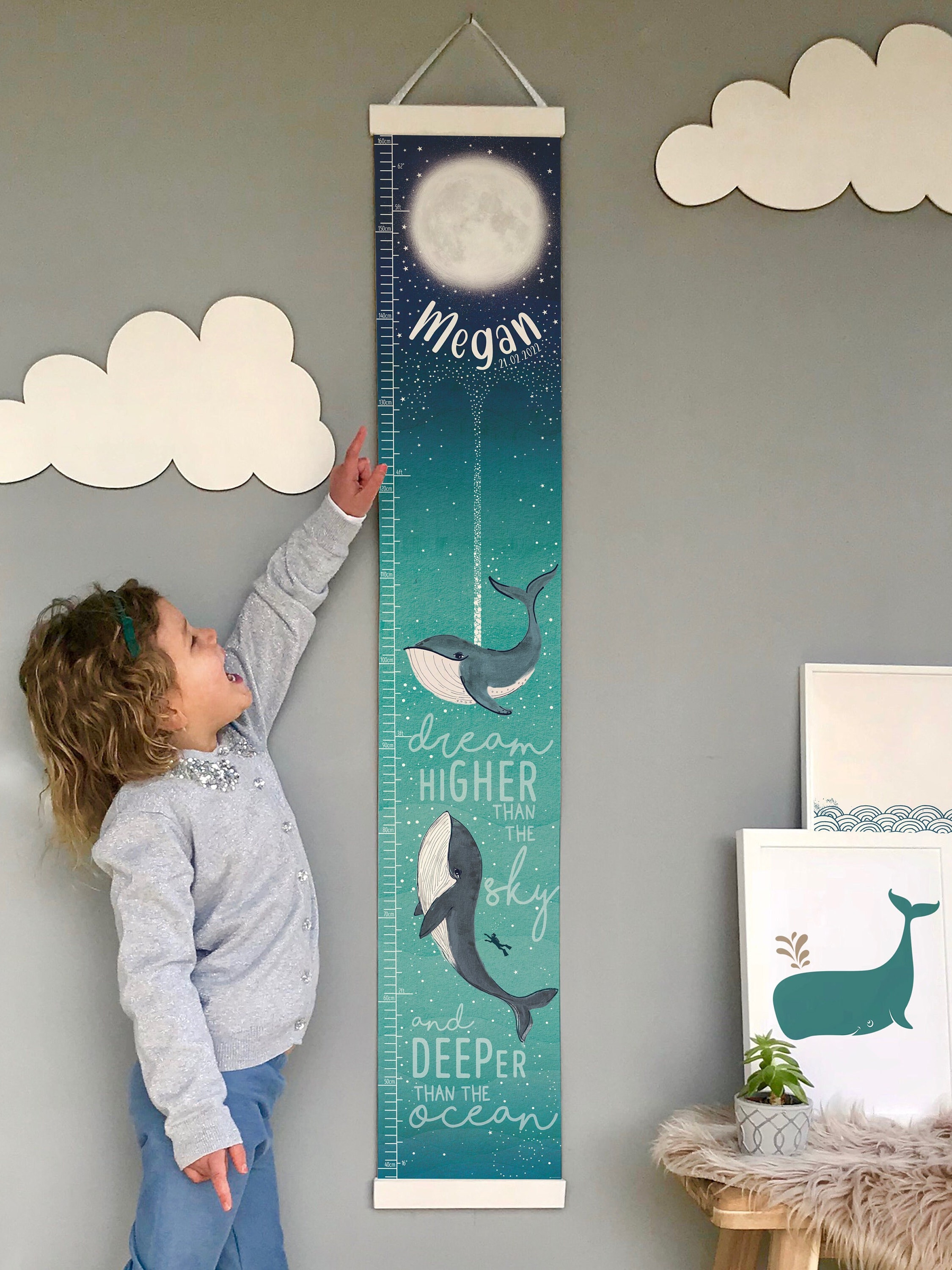 Children's Height Ruler Height Wall Sticker Children Height - Temu