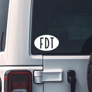 FDT - Trump - Save Democracy - Vinyl - Decal - Car Decal