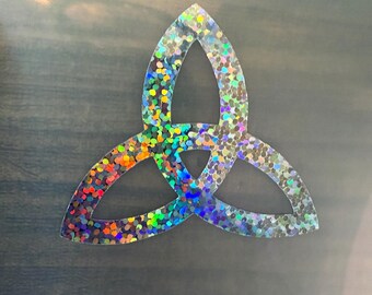 Triquetra keltischer Triquetra Knoten - Auto Aufkleber - Wasserflasche Aufkleber