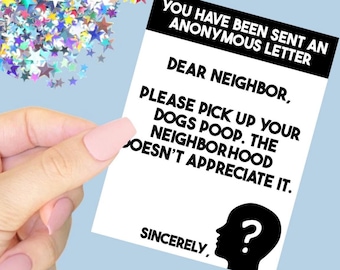 Send An Anonymous Letter - Secret Message, Prank Mail