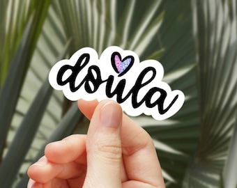 Doula - Childbirth - Sticker for Journal, Water Bottle, Phone, Laptop
