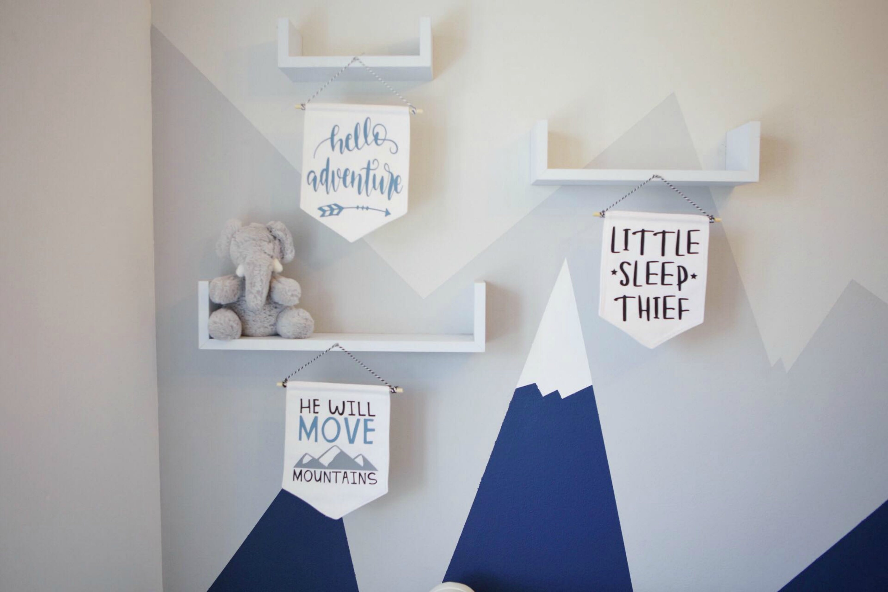 Little Sleep Thief Monochrome Nursery Nursery Wall Hanging Etsy