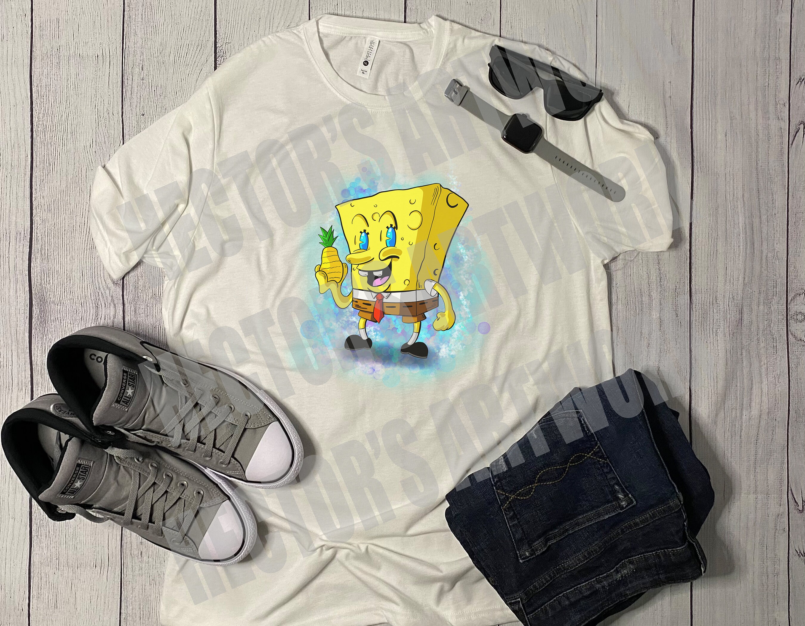 sponge bob tee