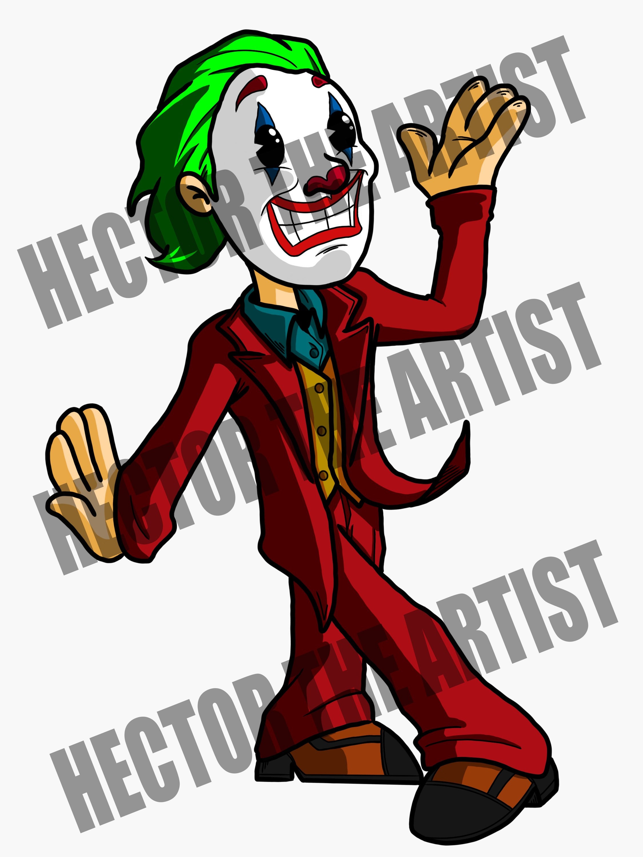 Smiling Joker Png Joker Png Digital Art Artwork Art Etsy