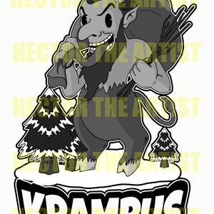 Krampus PNG | Sublimation PNG Designs | PNG | Sublimation | Digital Download | Digital Art