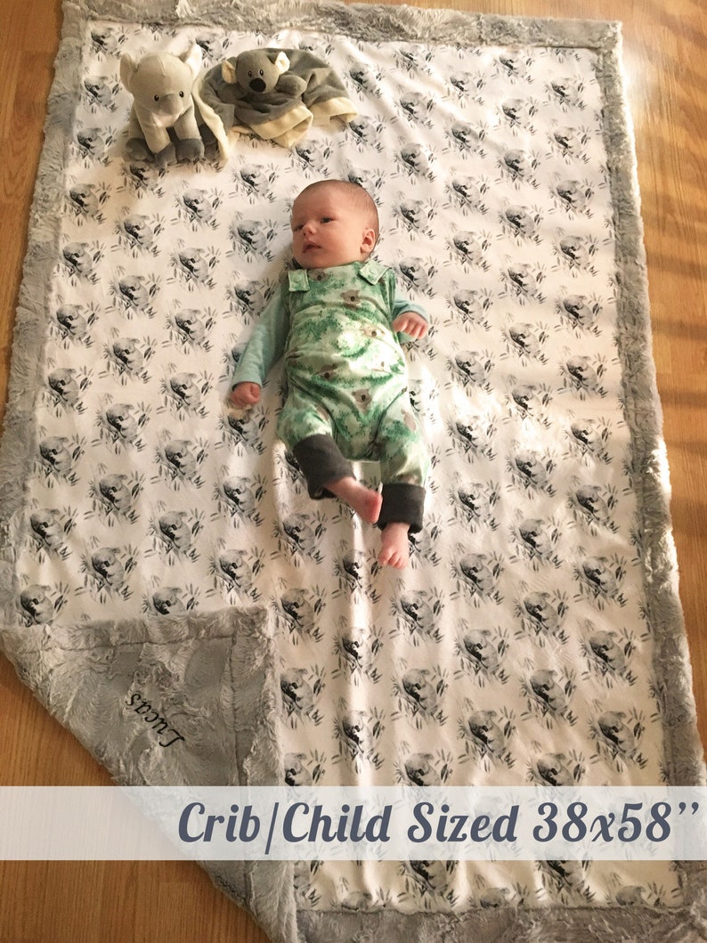 Deer Skin Blanket Fawn Baby Blanket Baby Minky Blanket Etsy