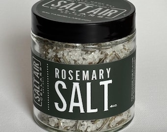 Rosemary Sea Salt: Handcrafted Gourmet Herb Finishing Salt