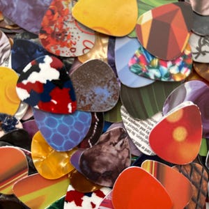 Handmade guitar picks