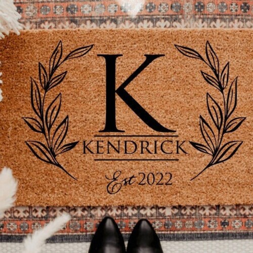 Custom Doormat / Personalized Doormat / Housewarming Gift / Etsy