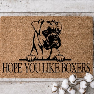 boxer dog decorative items