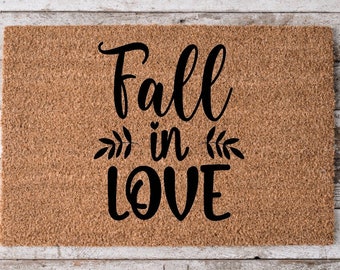 Seasonal Welcome Fall Mat | Halloween Doormat | Welcome Mat | Funny door mat | Housewarming Gift | Hello Pumpkin | Fall Decor | Fall Doormat