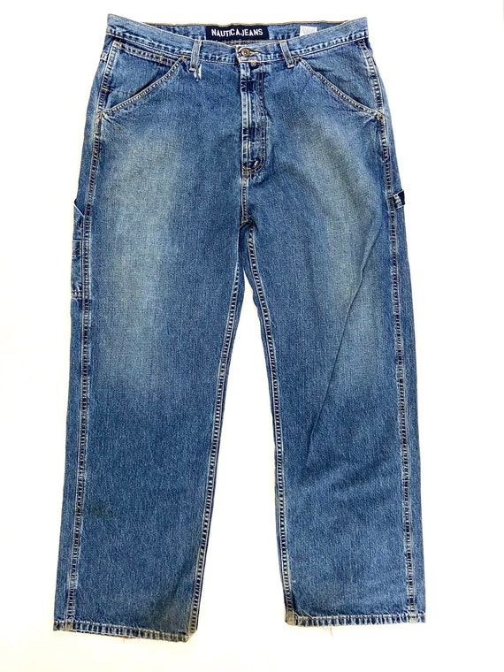 Vintage Nautica Mens Carpenter Jeans Size 36 x30