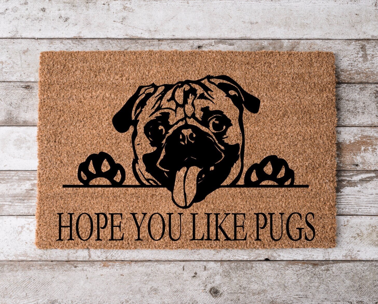 Pug Doormat -Fall Pug Doormat -Fall