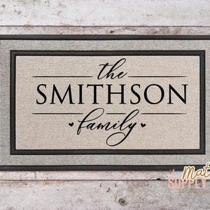 Housewarming Gift | Wedding Gift | Custom Doormat | Personalized Doormat | Closing Gift | Welcome Doormat | Front Door Mat | Monogram Rug