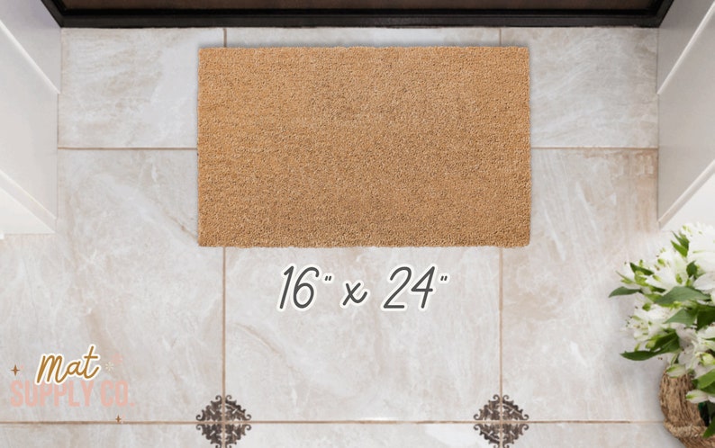 Your Custom Text| Housewarming Gift | Custom Doormat | Personalized Doormat | Closing Gift | Welcome Doormat | Front Door Mat | Monogram Rug image 8
