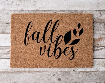 Seasonal Welcome Fall Mat | Halloween Doormat | Welcome Mat | Funny door mat | Housewarming Gift | Hello Pumpkin | Fall Decor | Fall Doormat