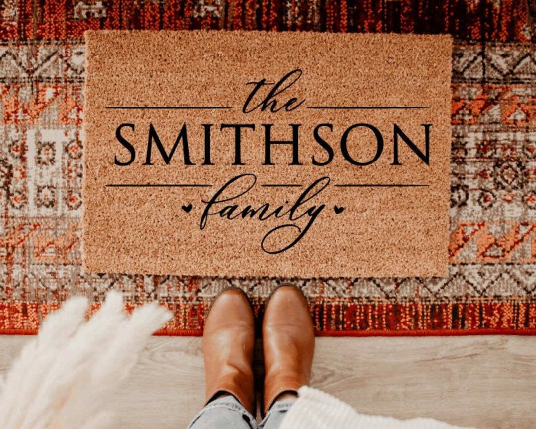 Housewarming Gift Wedding Gift Custom Doormat Personalized Doormat ...