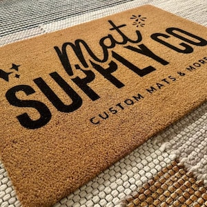Welcome to Nana and Papa House | Custom Welcome Mat | Cheerful Gift | Personalized Doormat | Housewarming Gift | Grandma and Grandpa Gift image 6