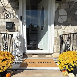Your Custom Text| Housewarming Gift | Custom Doormat | Personalized Doormat | Closing Gift | Welcome Doormat | Front Door Mat | Monogram Rug image 13