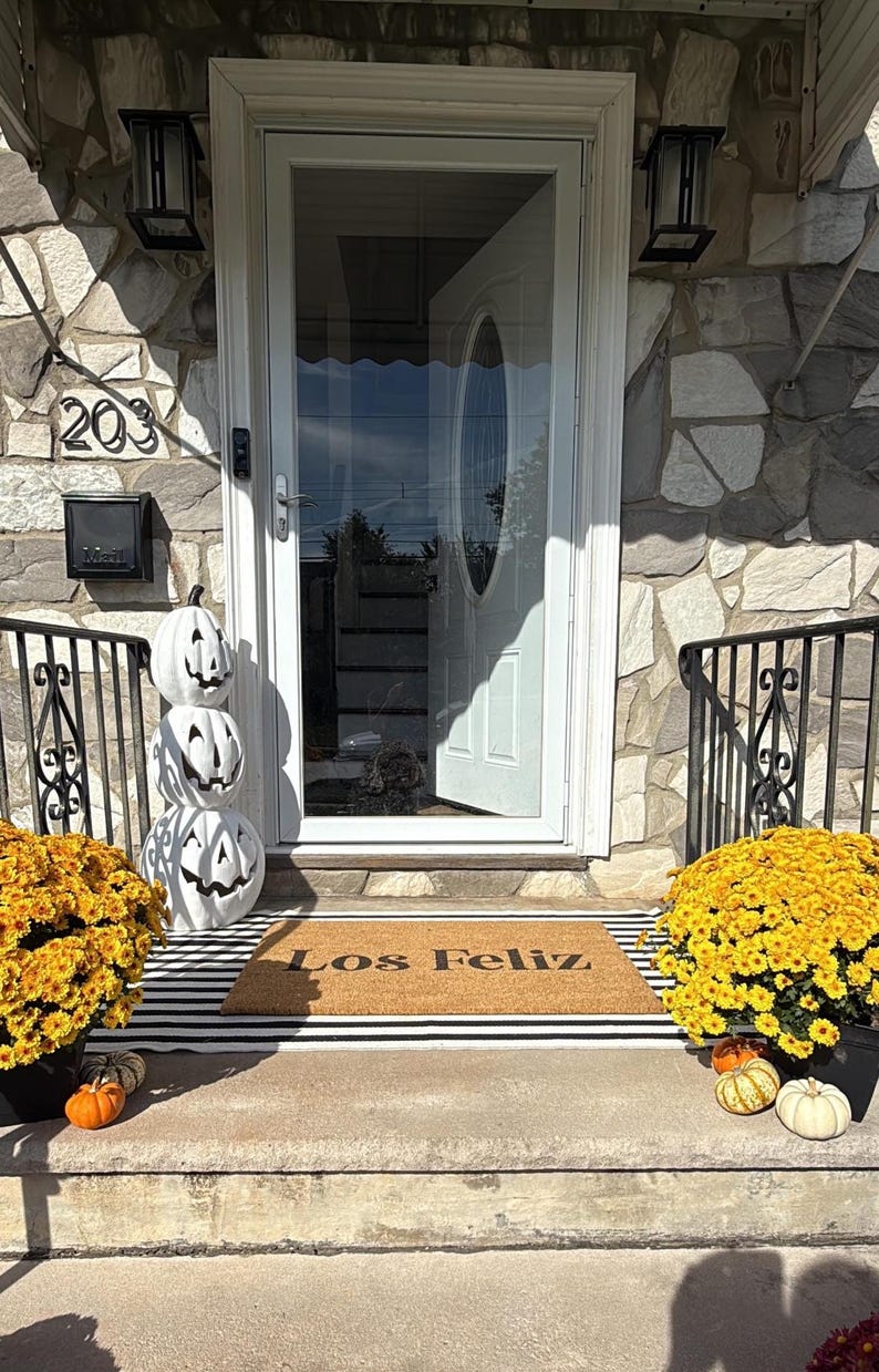 Your Custom Text| Housewarming Gift | Custom Doormat | Personalized Doormat | Closing Gift | Welcome Doormat | Front Door Mat | Monogram Rug image 13