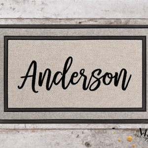Housewarming Gift | Wedding Gift | Custom Doormat | Personalized Doormat | Closing Gift | Welcome Doormat | Front Door Mat | Monogram Rug