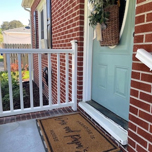 Your Custom Text| Housewarming Gift | Custom Doormat | Personalized Doormat | Closing Gift | Welcome Doormat | Front Door Mat | Monogram Rug image 11