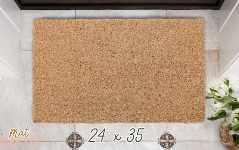 Your Custom Text| Housewarming Gift | Custom Doormat | Personalized Doormat | Closing Gift | Welcome Doormat | Front Door Mat | Monogram Rug image 10