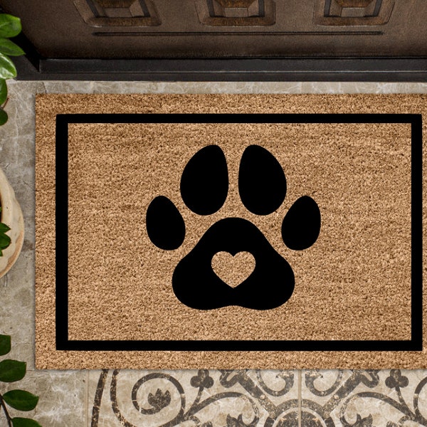 Double Door Doormat Etsy